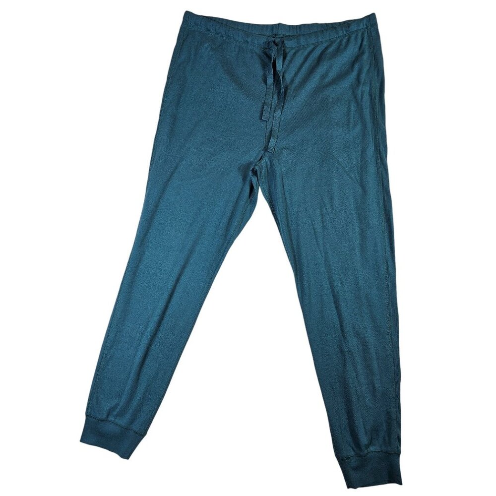 Primary Organic Grown-Ups Pajama Pants - Spruce Green - XL